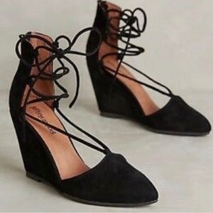 Jeffrey Campbell Ouverte Lace Up Pointy